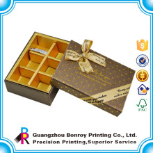 Custom Cardboard Chocolate Candy Packaging Box with Paper Divider
